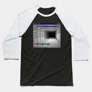 Webcore Windows Paint Design Baseball T-Shirt